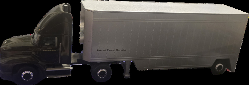 UPS United Parcel Service Semi Truck Toy Diecast Tractor Trailer Vintage 241006